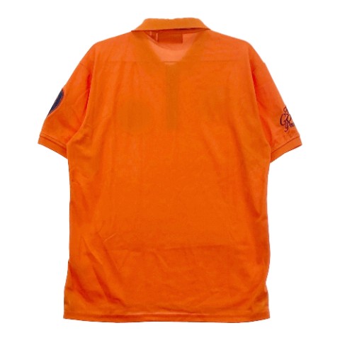 GOTCHA ガッチャ 半袖ポロシャツ オレンジ系 L 【中古】ゴルフウェア メンズ