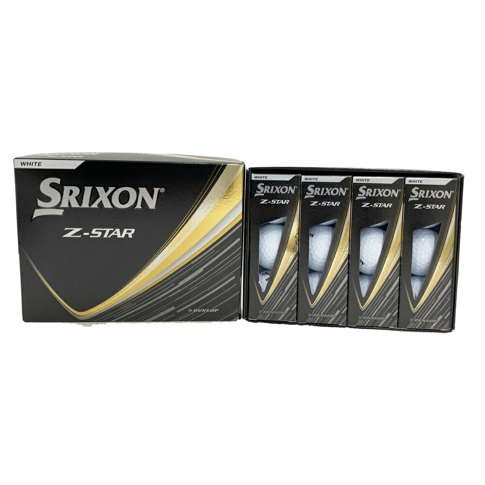 SRIXON スリクソン 2025年モデル ゴルフボール Z-STAR 12球 ホワイト系 1 【中古】...