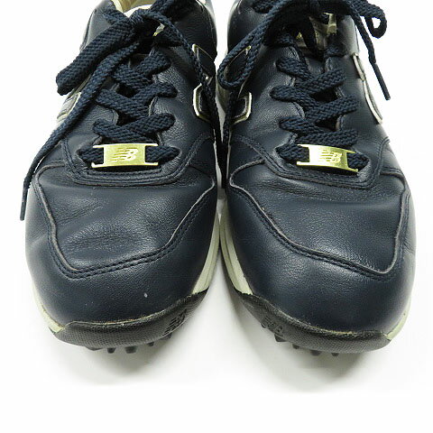 NEW BALANCE ニューバランス ゴルフシューズ ネイビー系 24.5 【中古】ゴルフウェア レディース