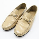 TOD'S トッズ ローファー ベージュ系 37 1/2 【中古】レディース