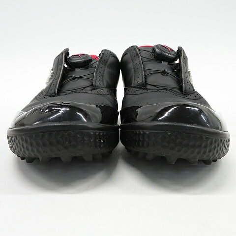 PUMA GOLF プーマゴルフ 190587 MONOLITE CAT DISC ゴルフシューズ ブラック系 23 【中古】ゴルフウェア レディース