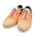 LOTTUSSE GOLF ロトゥセ ゴルフ T2105 スパイクレスシューズ オレンジ系 43 【中古】ゴルフウェア メンズ