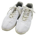 DESCENTE GOLF デサントゴルフ中田英寿 DG2PJA01 スパイクレスシューズ コウノエベルト ホワイト系 27.5 【中古】ゴルフウェア メンズ