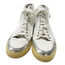 ST ANDREWS セントアンドリュース 042-8992101 ハイカット スパイクレス ゴルフシューズ ホワイト系 L 【中古】ゴルフウェア メンズ