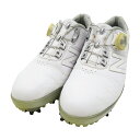 NEW BALANCE GOLF ニューバランスゴルフ WG1000WS ゴルフシューズ BOA ホワイト系 23.0 【中古】ゴルフウェア レディース