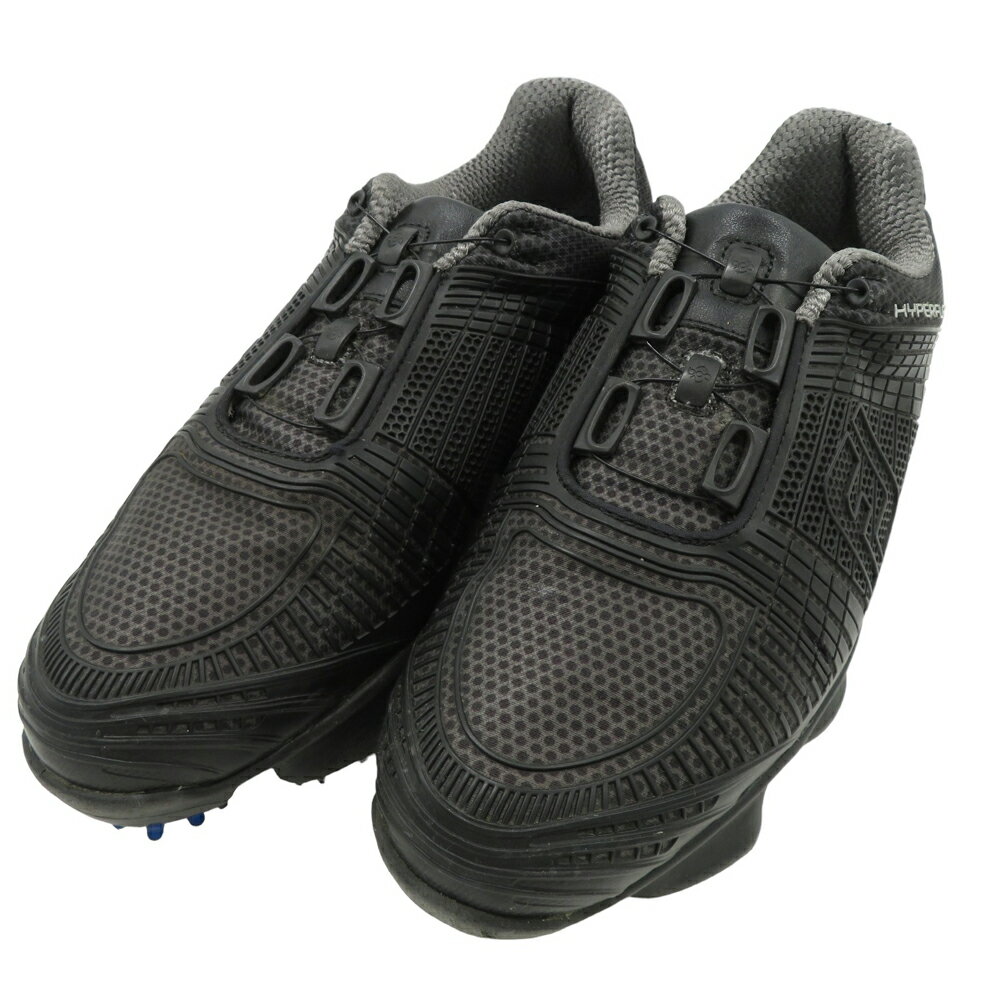 FOOT JOY フットジョイ 51066J ゴルフシューズ HYPERFLEX BOA ブラック系 24.5 【中古】ゴルフウェア メンズ 1