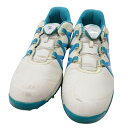 ADIDAS GOLF アディダスゴルフ Q44746 ゴルフシューズ boost BOA ホワイト系 24.0cm 【中古】ゴルフウェア レディース
