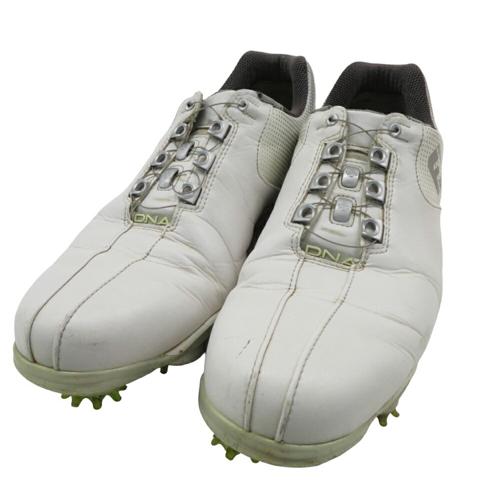 FOOT JOY フットジョイ 53330J ゴルフシューズ　DNA BOA ホワイト系 27.0 【中古】ゴルフウェア メンズ