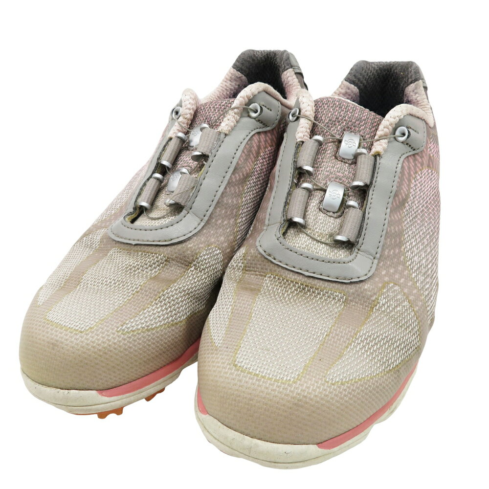 FOOT JOY フットジョイ 98006J スパイクレス ゴルフシューズ エンパワー ピンク系 24.5 【中古】ゴルフウェア レディース