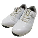BRIDGESTONE GOLF ブリヂストンゴルフ SHG630 BSGスパイク CL ゴルフシューズ ホワイト系 23.0cm 【中古】ゴルフウェア レディ...