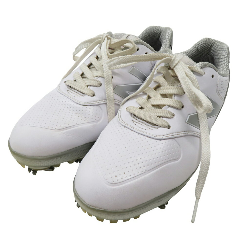 NEW BALANCE GOLF ニューバランスゴルフ ゴルフシューズ ホワイト系 24.0cm 【中古】ゴルフウェア レディース