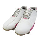 FOOT JOY フットジョイ 24827J DNA BOA ゴルフシューズ ホワイト系 22.5cm 【中古】ゴルフウェア レディース