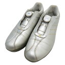 ADIDAS GOLF アディダスゴルフ F33604 ゴルフシューズ BOA シルバー系 24.5cm 【中古】ゴルフウェア レディース