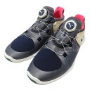 PUMA GOLF プーマゴルフ 190585 IGNITE STATEMENT DISC レディーズシューズ ネイビー系 24.0cm 【中古】ゴルフウェア レディース