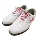 FOOT JOY フットジョイ ゴルフシューズ ホワイト系 22.5cm 【中古】ゴルフウェア レディース