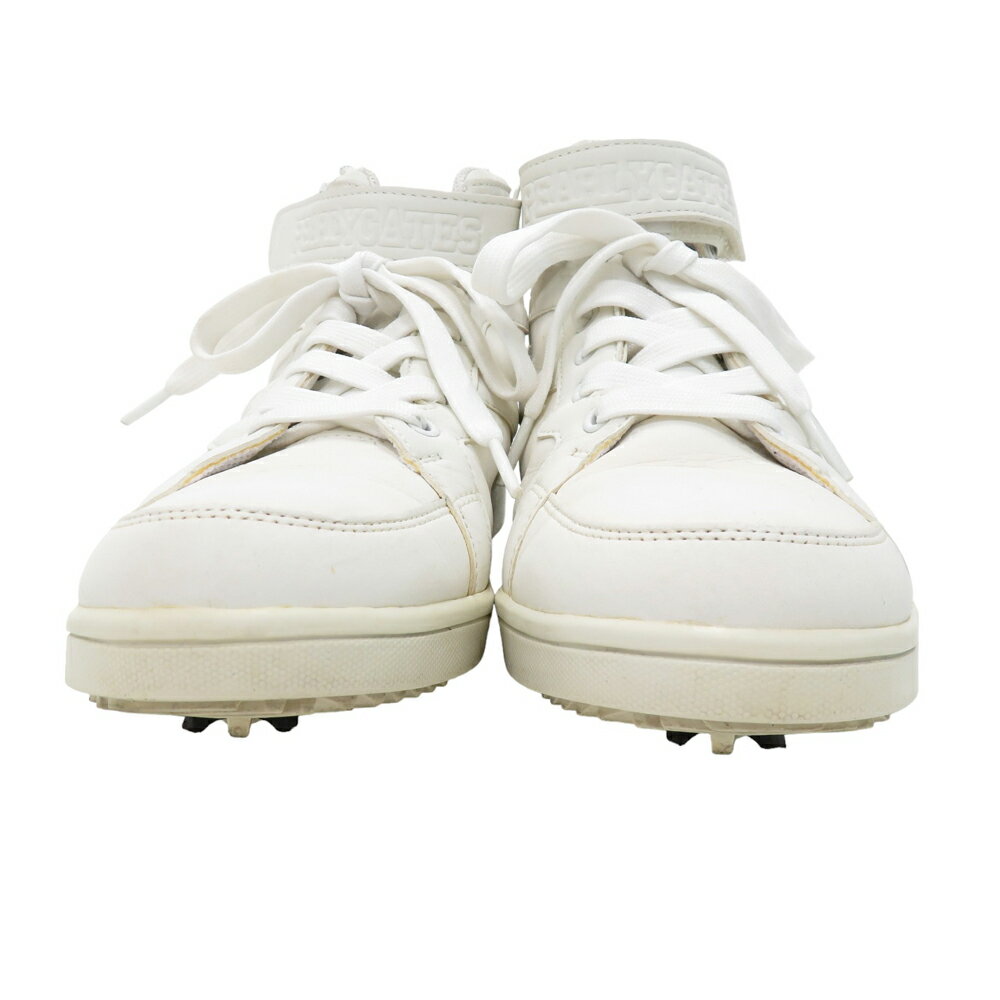 PEARLY GATES パーリーゲイツ 053-292018 ハイカット ゴルフシューズ ホワイト系 23cm 【中古】ゴルフウェア レディース