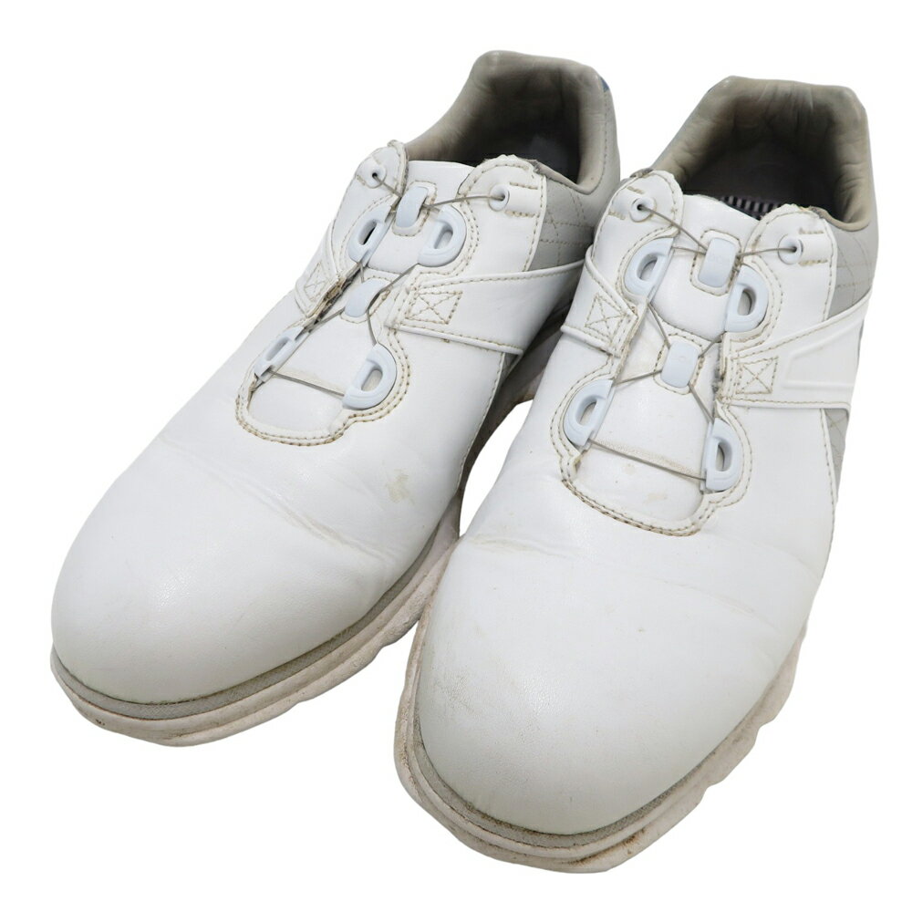 FOOT JOY フットジョイ 53830J PRO/SL BOA スパイクレス ゴルフシューズ ホワイト系 25.5 【中古】ゴルフウェア メンズ