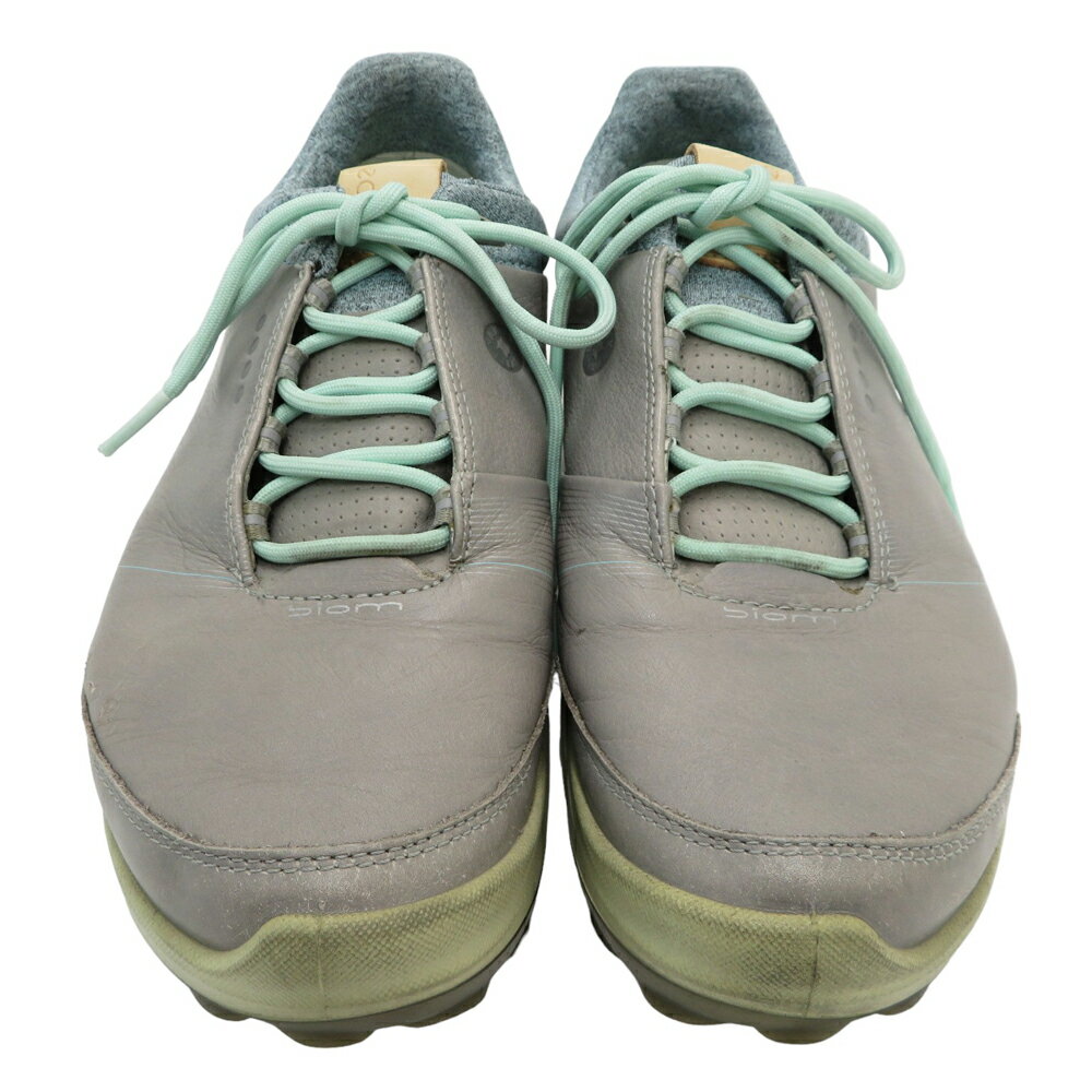 ecco エコー 125503-50952 ゴルフシューズ BIOM HYBRID 3 GTX グレー系 EU38 【中古】ゴルフウェア レディース