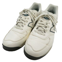 NEW BALANCE ニューバランス UGS574W3 スパイクレスゴルフシューズ ホワイト系 29cm 【中古】ゴルフウェア メンズ