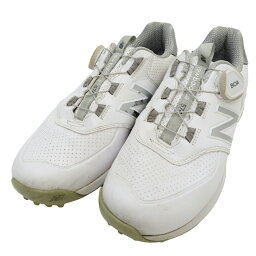 NEW BALANCE ニューバランス WGB574S2 ゴルフシューズ BOA ホワイト系 23.5 【中古】ゴルフウェア レディース