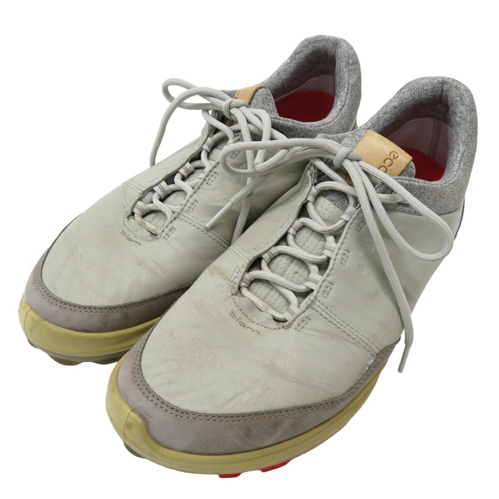 ecco エコー 15580450943 ゴルフシューズ BIOM HYBRID 3 グレー系 EU41 【中古】ゴルフウェア メンズ