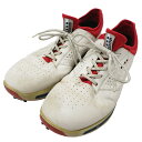 ecco エコー 130114 COOL GORE-TEX ゴルフシューズ レザー ホワイト系 EU 44 【中古】ゴルフウェア メンズ