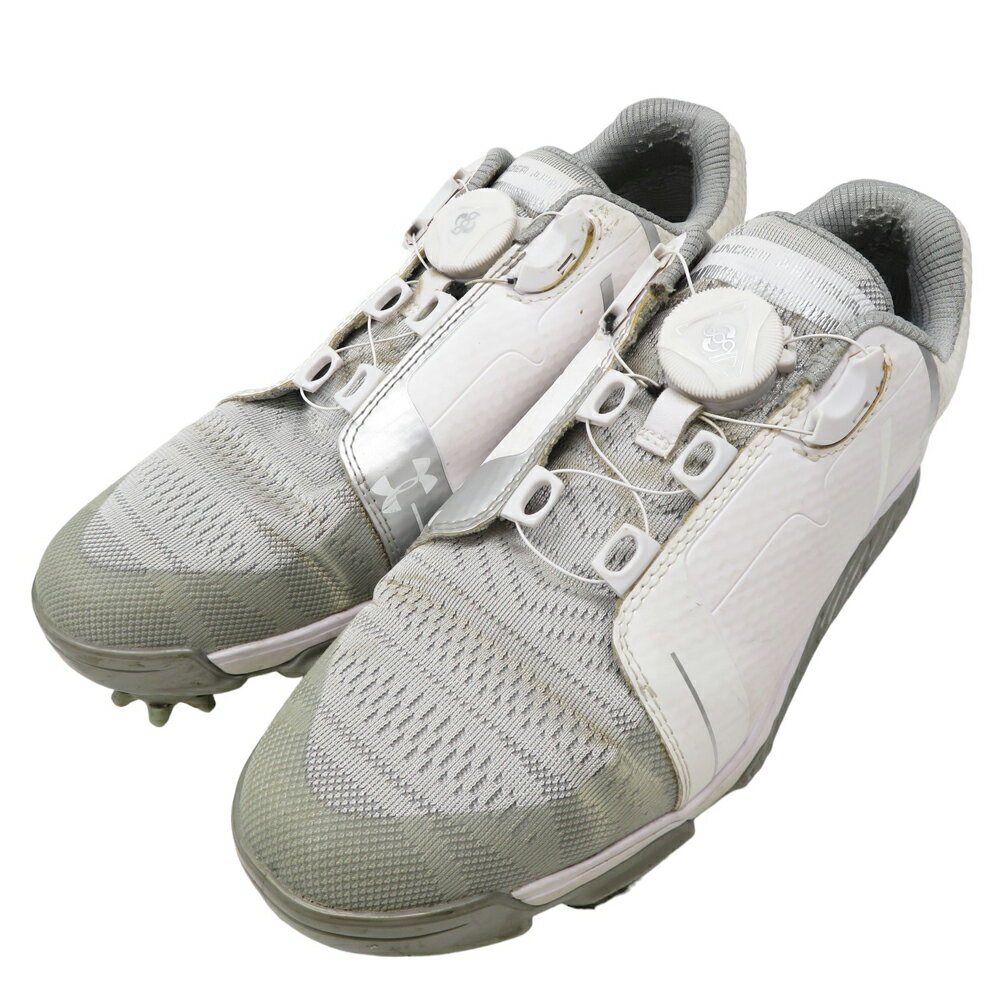 UNDER ARMOUR アンダーアーマー 1292782 UA W SPORT BOA　ゴルフシューズ ホワイト系 23cm 【中古】ゴ...