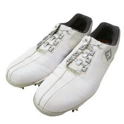 FOOT JOY フットジョイ 53330J DNA BOA ゴルフシューズ ホワイト系 25 【中古】ゴルフウェア メンズ