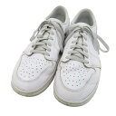 NIKE GOLF ナイキゴルフ DD9315-110 ゴルフシューズ AIR JORDAN 1 LOW GOLF クロコダイル調 ホワイト系 29cm 【中古】ゴルフウェア メンズ