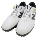 NEW BALANCE ニューバランス BOA MG1000WN ゴルフシューズ ホワイト系 28 【中古】ゴルフウェア メンズ