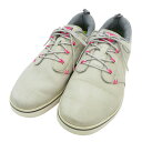NIKE GOLF ナイキゴルフ LUNARLON 652528-001 ゴルフシューズ グレー系 23.5cm 【中古】ゴルフウェア レディース