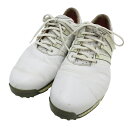 ADIDAS GOLF アディダスゴルフ EG4884 TOUR360 XT-SL2 スパイクレス ゴルフシューズ ホワイト系 26.5 【中古】ゴルフウェア ...