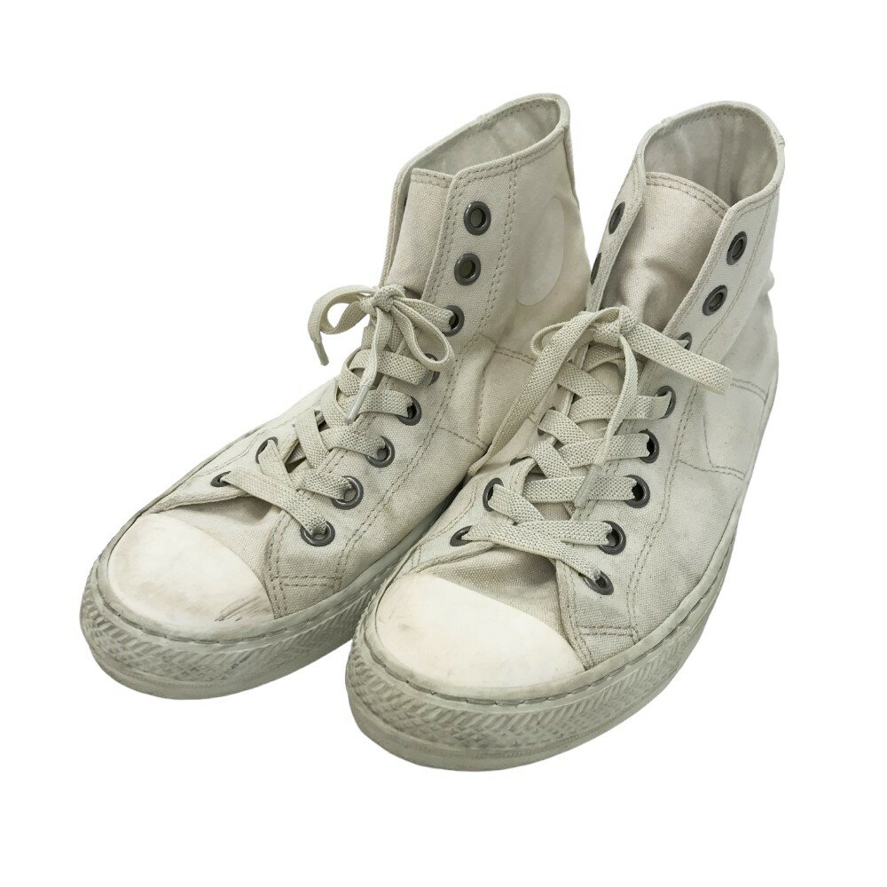 Maison Margielaメゾンマルジェラ ハイカット キャンバス シューズ ホワイト系 40 【中古】レディース