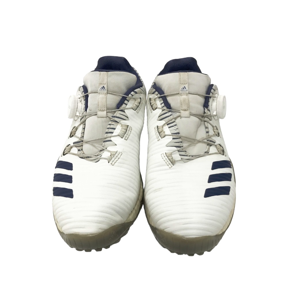 ADIDAS GOLF アディダスゴルフ EE9343 コードカオス ボア スパイクレスゴルフシューズ ホワイト系 24.0cm 【中古】ゴルフウェア レディース