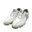 FOOT JOY フットジョイ 93809J ゴルフシューズ ReelFIT ホワイト系 24 【中古】ゴルフウェア レディース