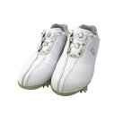 FOOT JOY フットジョイ 99073J ドライジョイズ BOA ゴルフシューズ ホワイト系 23cm 【中古】ゴルフウェア レディース