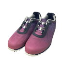 FOOT JOY フットジョイ 98004J 2017年モデル ゴルフシューズ emPOWER BOA グラデーション パープル系 24.5 【中古】ゴルフウェ...