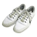 NIKE GOLF ナイキゴルフ 909037-100 LUNA CONTROL VAPOR 2 スパイクレスゴルフシューズ ホワイト系 26.0cm 【中古】...