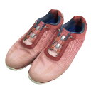 FOOT JOY フットジョイ スパイクレス ゴルフシューズ レッド系 24.5 【中古】ゴルフウェア レディース