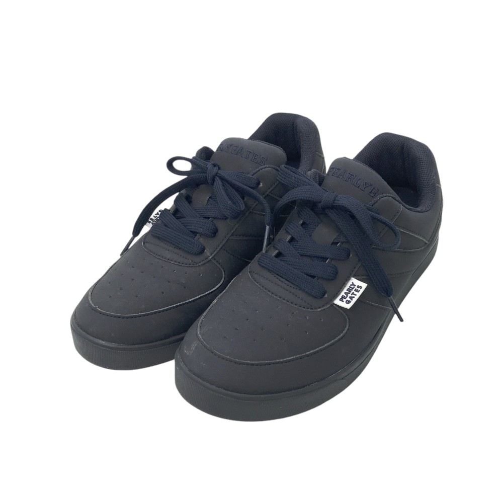 PEARLY GATES パーリーゲイツ 053-1992304 ローカット ゴルフシューズ ネイビー系 25.0 【中古】ゴルフウェア メンズ