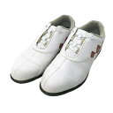 FOOT JOY フットジョイ 97088J LOPRO SL BOA ゴルフシューズ ホワイト系 23.5 【中古】ゴルフウェア レディース