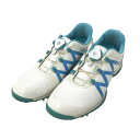 ADIDAS GOLF アディダスゴルフ Q44746 Boost BOA ゴルフシューズ ホワイト系 23.5 【中古】ゴルフウェア レディース
