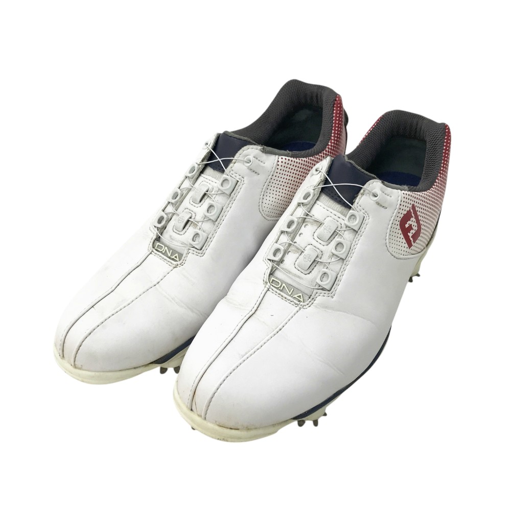 FOOT JOY フットジョイ 53331J/DNA BOA ゴルフシューズ ホワイト系 26 【中古】ゴルフウェア メンズ