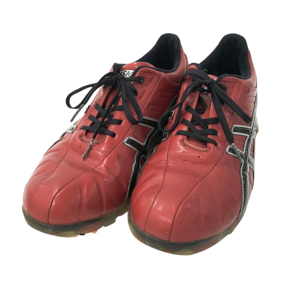 MIZUNO GOLF ミズノゴルフ TGN902/GELACE PRO 2 ゴルフシューズ レッド系 25.5 【中古】ゴルフウェア メンズ