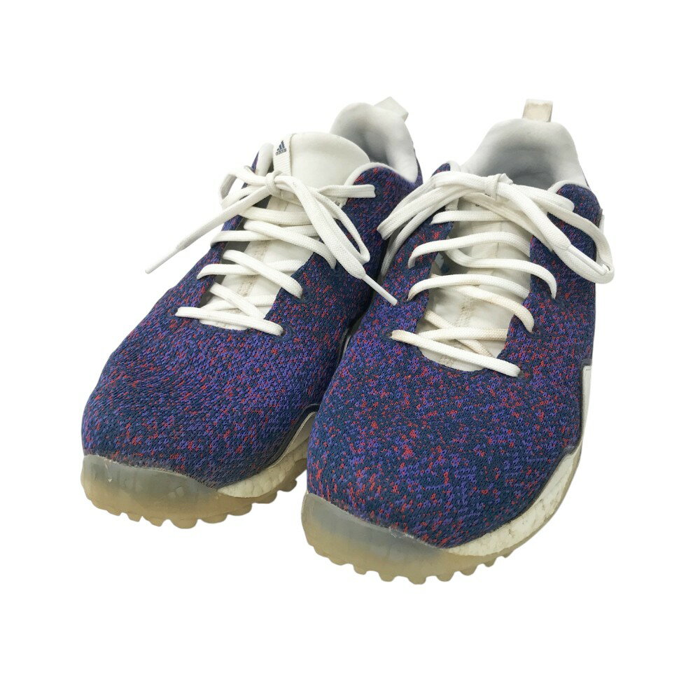 ADIDAS GOLF アディダスゴルフ FZ0361 コードカオス21 スパイクレス ゴルフシューズ 総柄 ホワイト系 27.5 【中古】ゴルフウェア メンズ