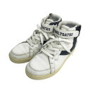 PEARLY GATES パーリーゲイツ 053-0992902 ハイカット ゴルフシューズ ホワイト系 23.0 【中古】ゴルフウェア レディース