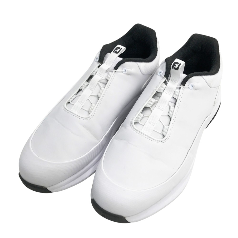 FOOT JOY フットジョイ 56961J ウルトラフィット BOA ゴルフシューズ ホワイト系 25.5cm 【中古】ゴルフウェア メンズ