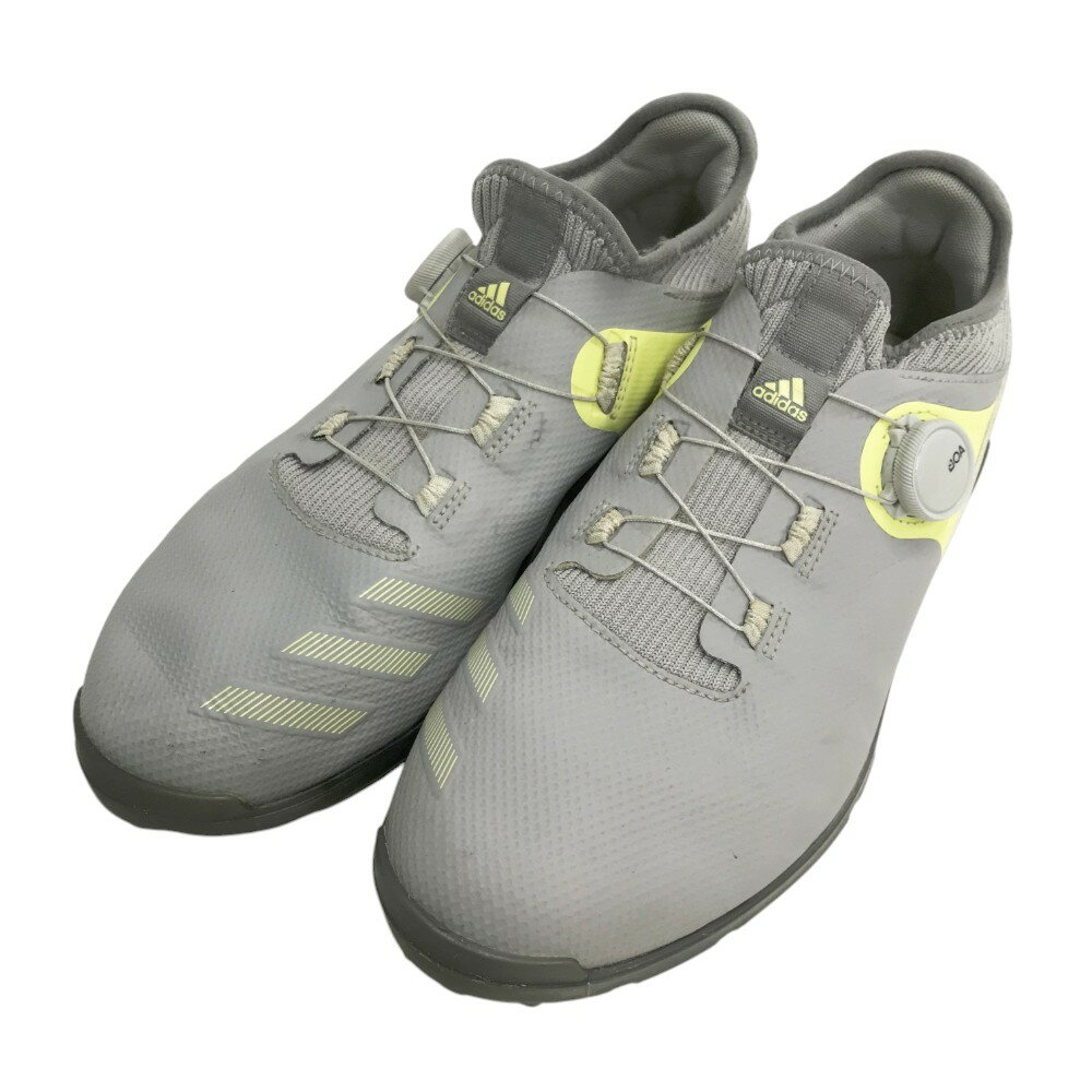 ADIDAS GOLF アディダスゴルフ FZ1033/アルファフレックス21 BOA ゴルフシューズ グレー系 25.5 【中古】ゴルフウェア メンズ