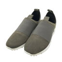 JIMMY CHOO ジミーチュウ オークランド スリッポン カーキ系 41 【中古】メンズ