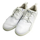 ADIDAS GOLF アディダスゴルフ GV9668/2022年モデル ゴルフシューズ フロップショット ホワイト系 25.5 【中古】ゴルフウェア メンズ